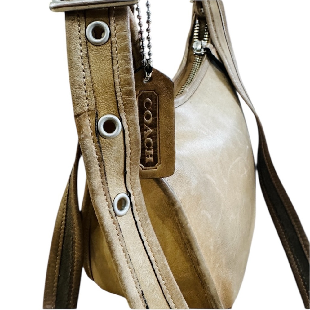 Coach vintage Janice Legacy #9950 shoulder bag in tan leather - Picture 8 of 14